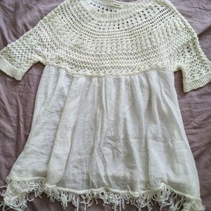 Knit boho top